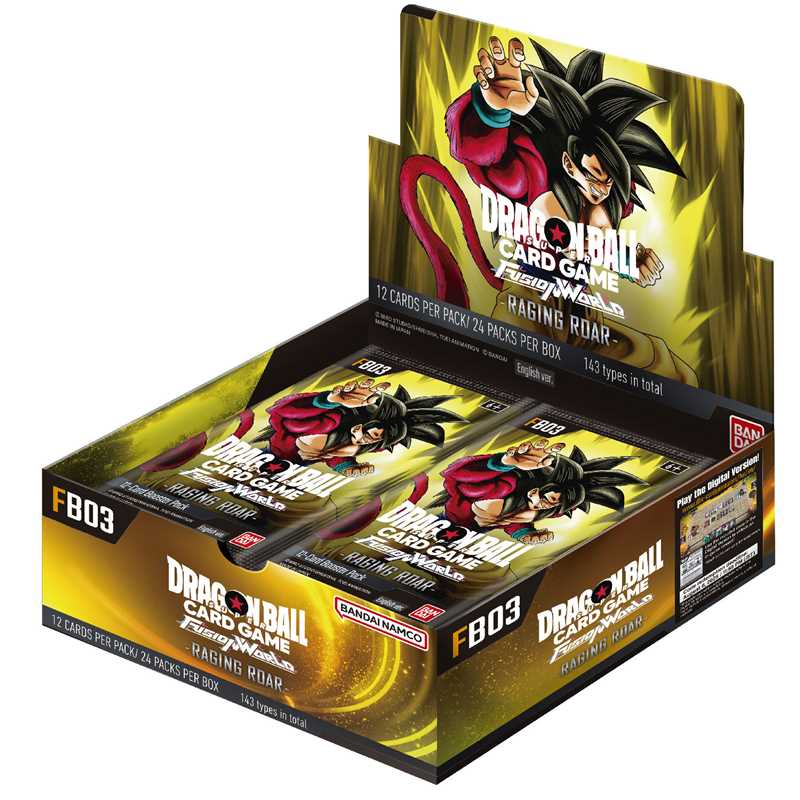 Dragon Ball Super Card Game Fusion World - Box FB-03 Raging Roar image 0