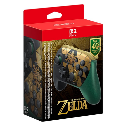 Nintendo Switch 2 Pro Controller The Legend of Zelda 40th
