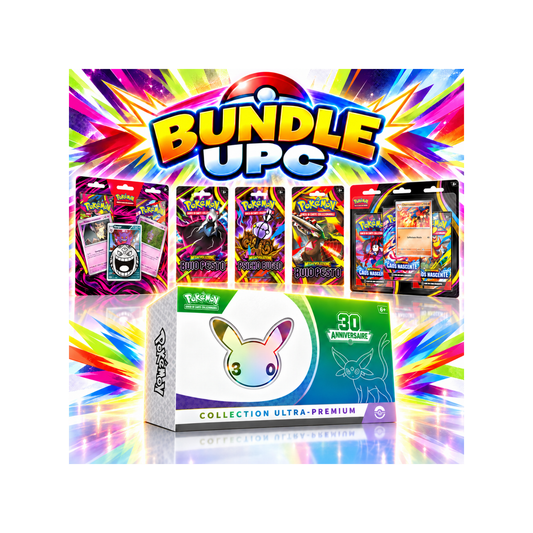 Bundle UPC - UPC Espeon 30° anniversario + 3 paper booster buio + Blister gengar + Blister di caos