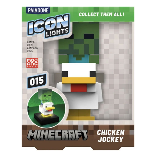 Paladone Icons Lampada Minecraft - Chicken Jockey
