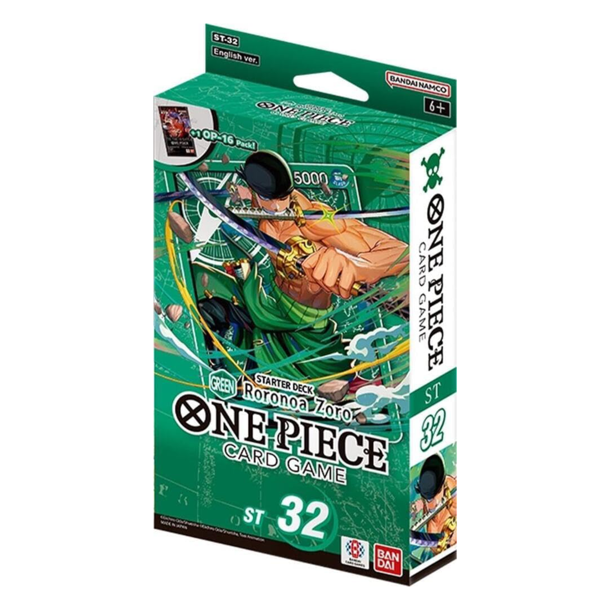 One Piece Card Game - Starter Deck ST-32 Green - Roronoa Zoro