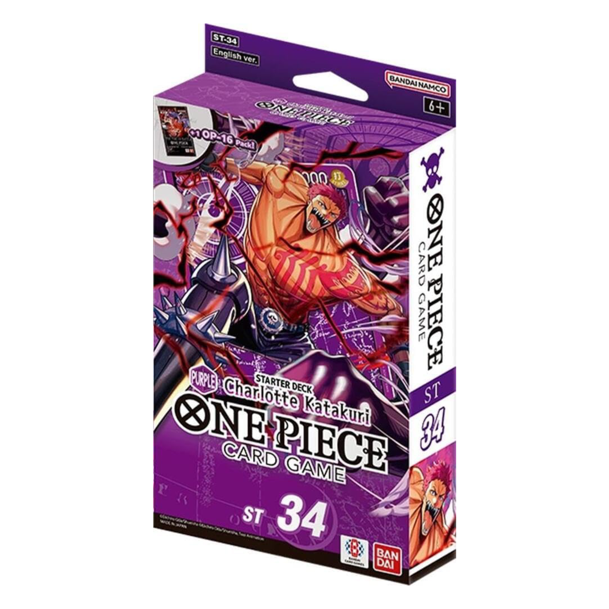 One Piece Card Game - Starter Deck ST-34 Purple - Charlotte Katakuri