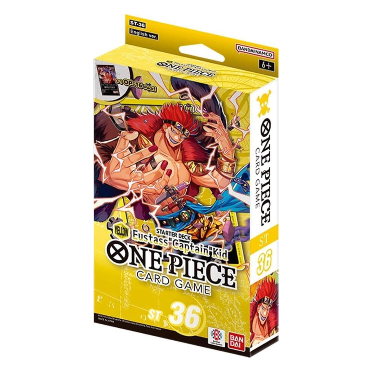One Piece Card Game - Starter Deck ST-36 Yellow - Eustass Capitan Kid