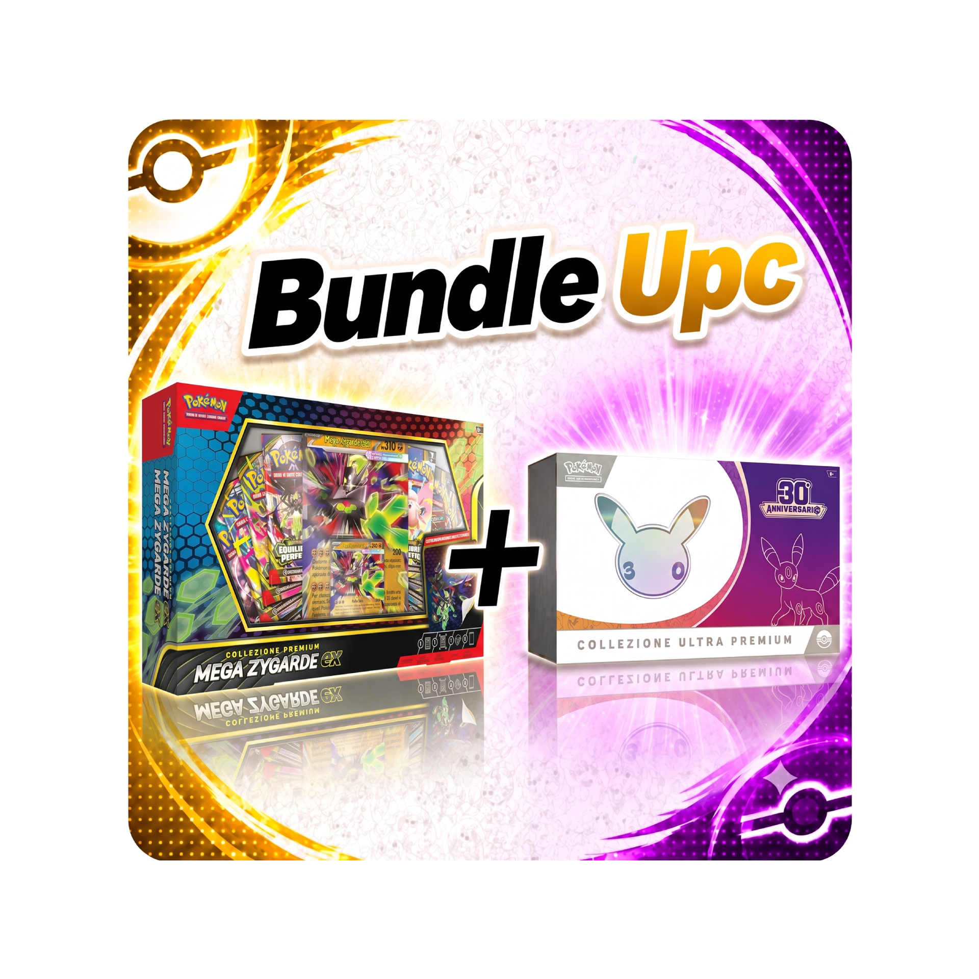 Bundle UPC - UPC Umbreon 30° anniversario + Collezione Mega Zygarde