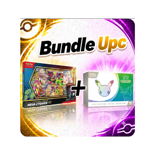 Bundle UPC - UPC Espeon 30° anniversario + Collezione Mega Zygarde