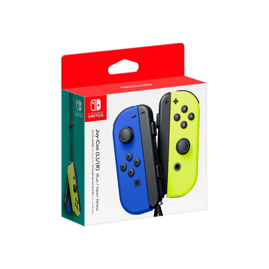 Nintendo Switch - Set 2 Joy-Con Blu - Giallo Fluo