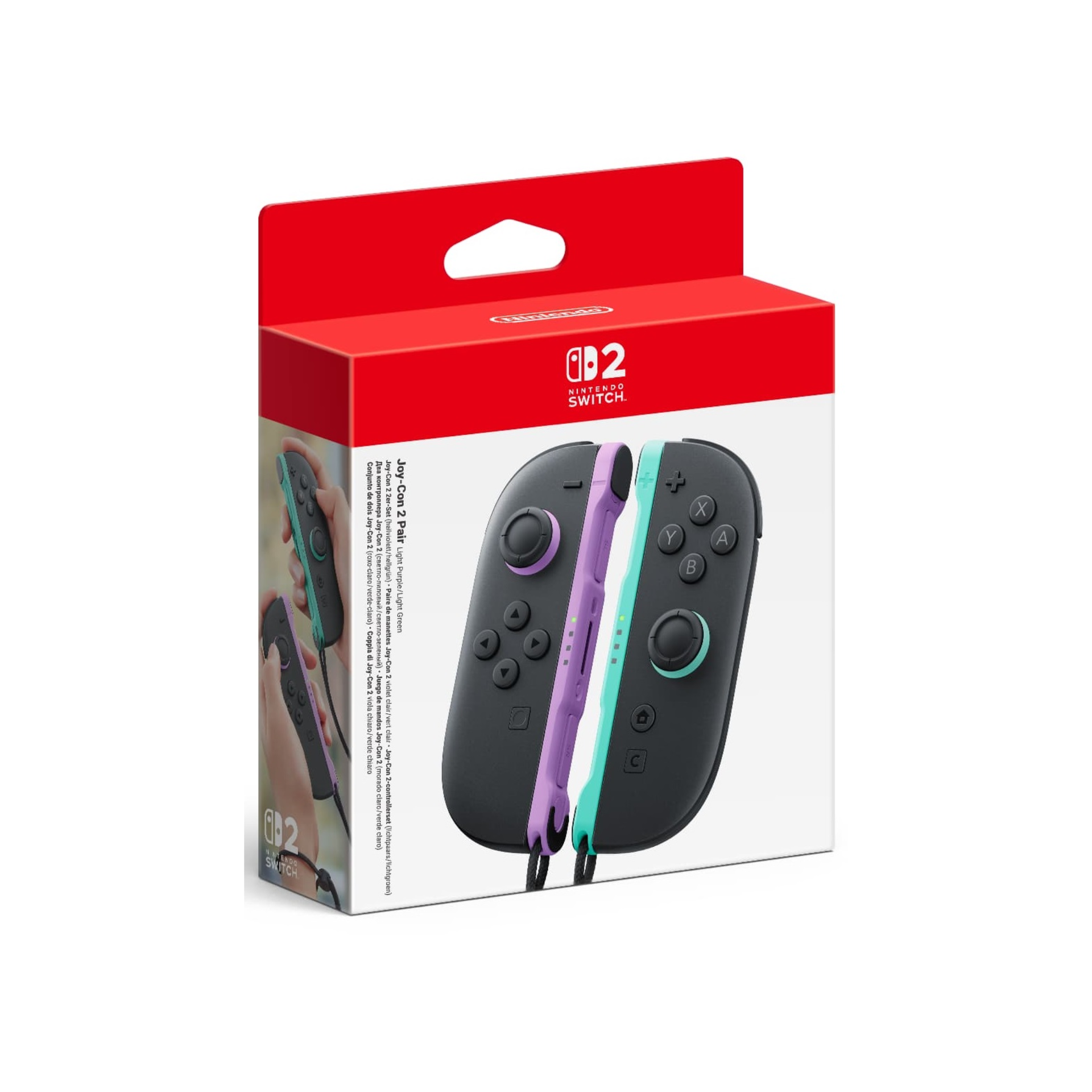 Nintendo Switch 2 Joy-Con 2 Sinistra e Destra Viola Chiaro/Verde Chiaro