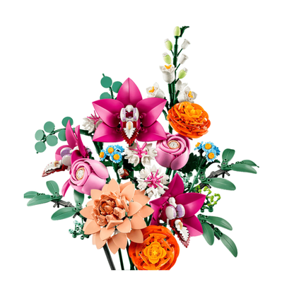 Lego Botanical - Bouquet di Fiori Rosa