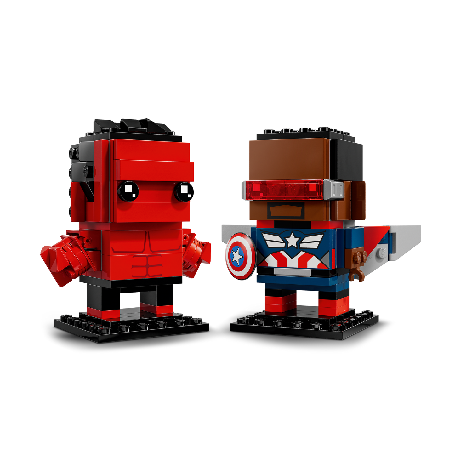 Lego Brick Headz - Marvel - Captain America & Hulk Rosso
