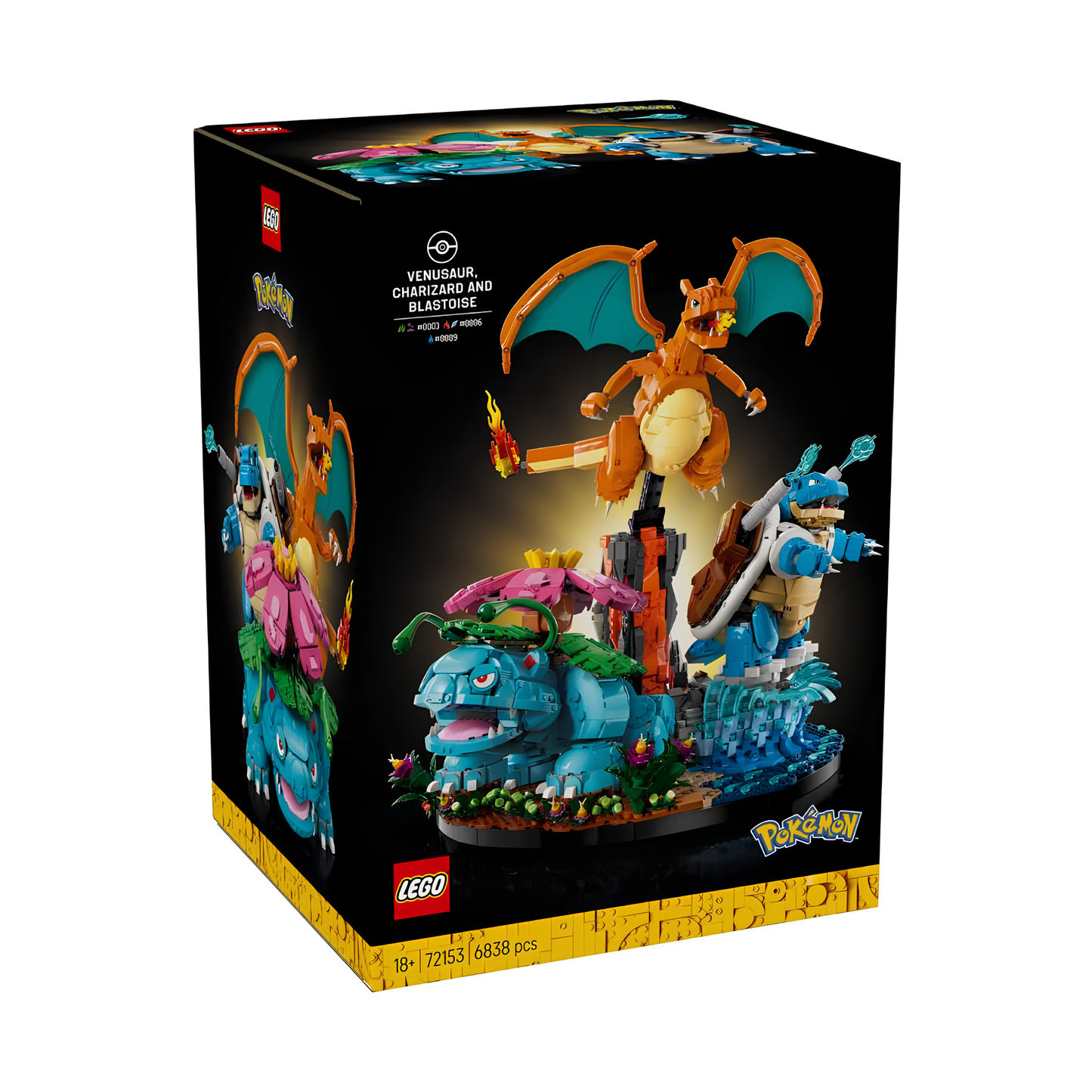 Lego Pokèmon - Venusaur, Charizard e Blastoise
