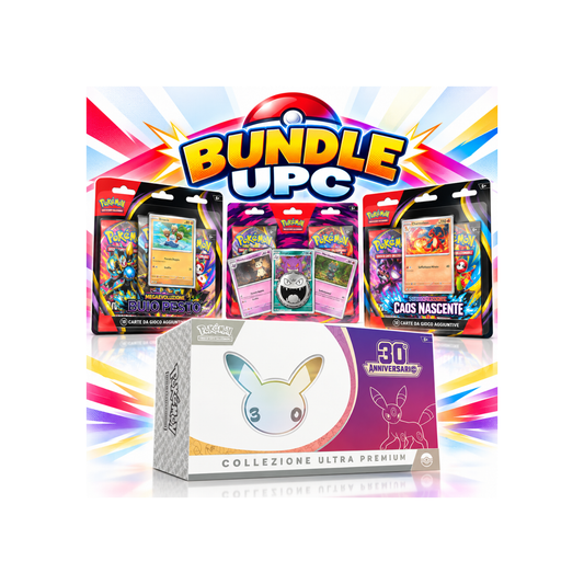 Bundle UPC - UPC Umbreon 30° anniversario + Blister caos + Blister buio + Blister gengar