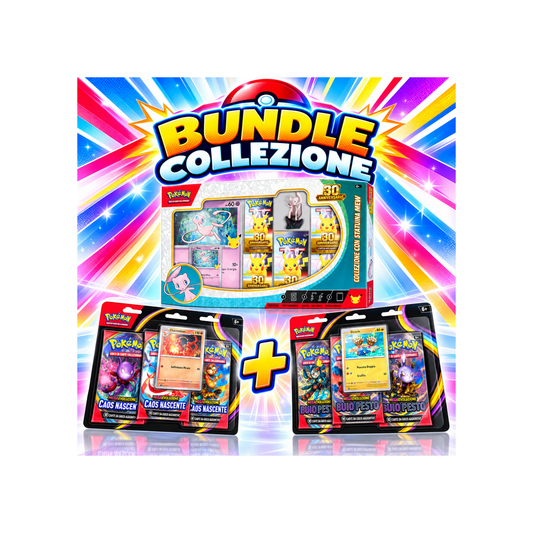 Bundle Collezione - Collezione Mew 30° anniversario + Blister caos + Blister buio
