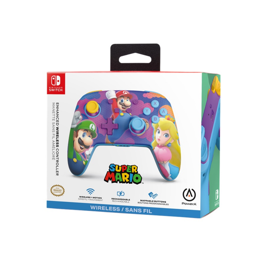Nintendo Switch  - Controller PowerA ( Eroi Con Spruzzi di Colore)