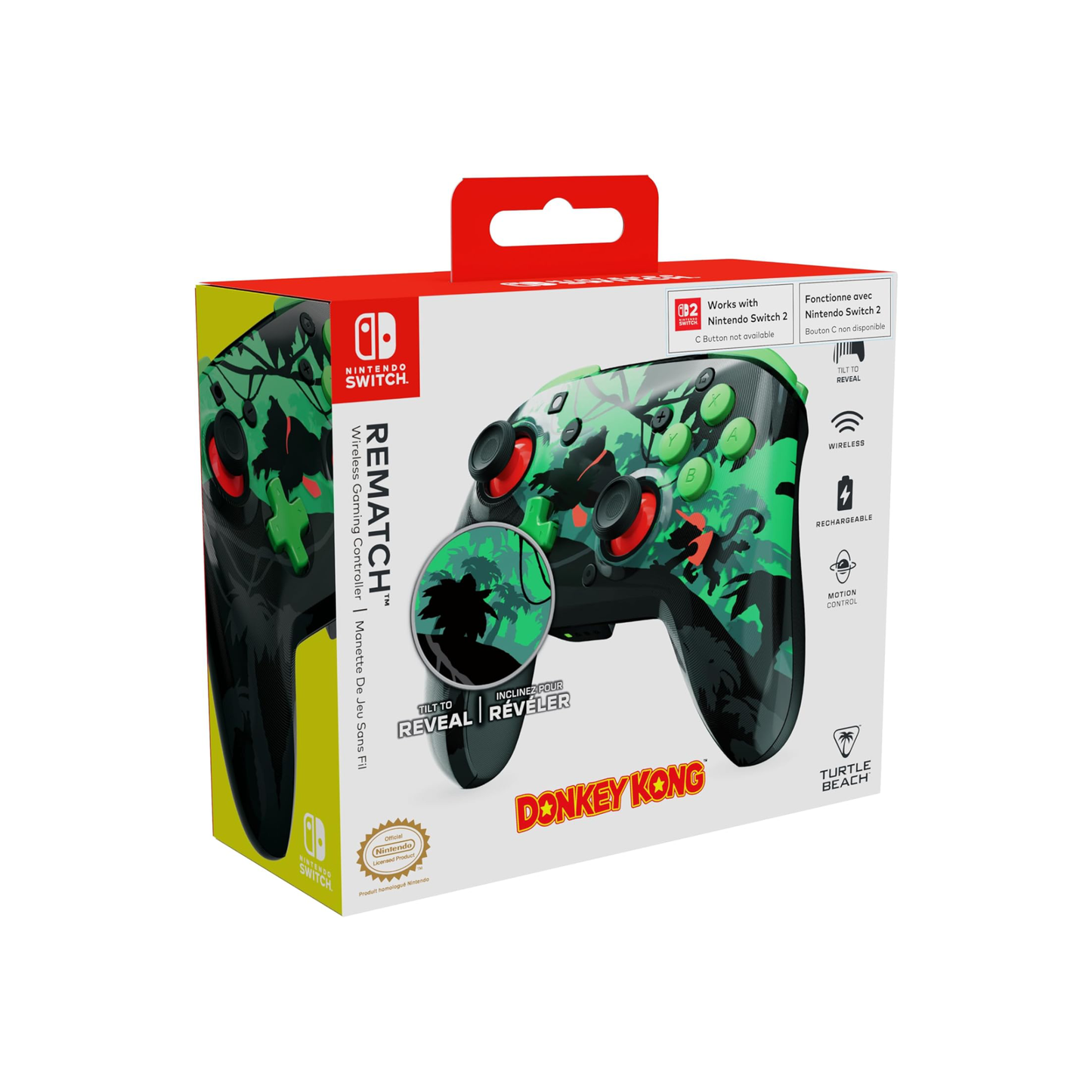 Nintendo Switch - Controller Wireless Turtle Beach (Donkey Kong)