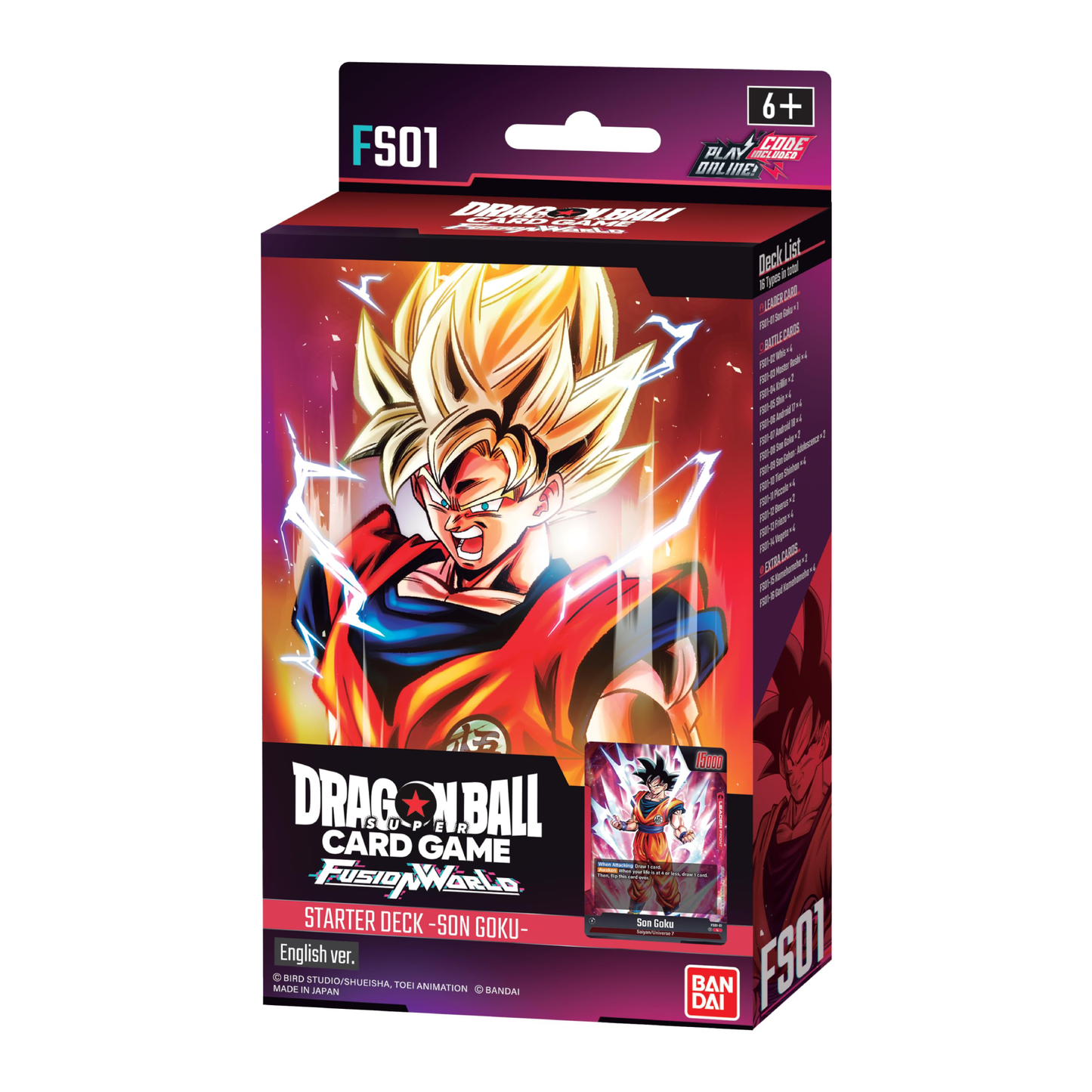 Dragon Ball Super Card Game Fusion World - Starter Deck FS-01