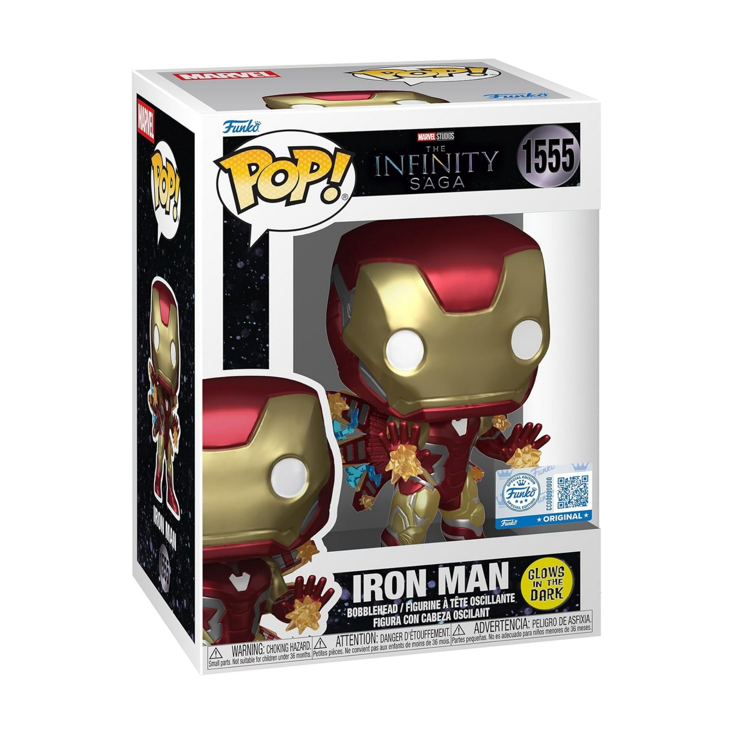 Marvel Infinity Saga 1555 - Iron Man w/Beams GLOW