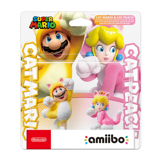 Amiibo Super Mario - Pack 2 in 1 Cat Mario & Cat Peach