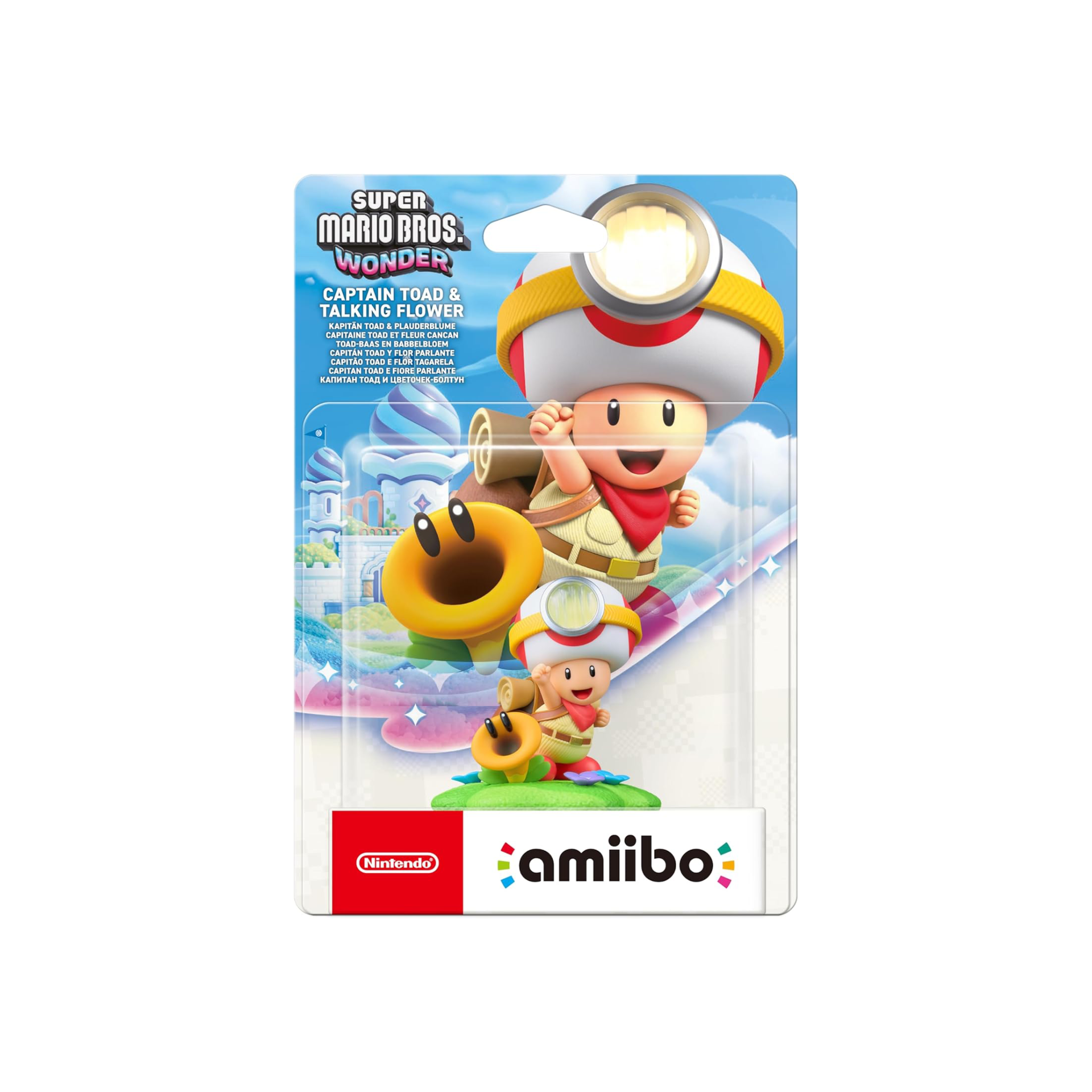 Amiibo Super Mario Wonder - Capitan Toad e fiore parlante