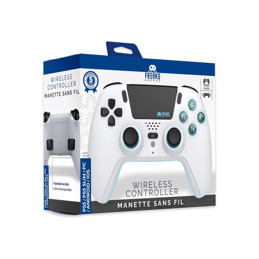 Freaks & Geeks Controller Wireless - White