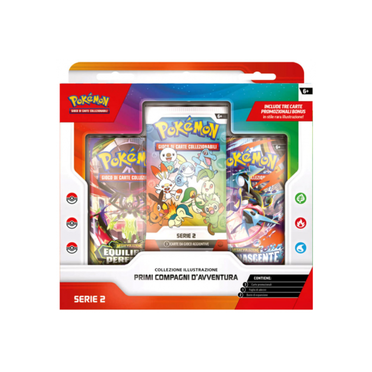 Pokemon - Collezione Illustrazione Primi Compagni Serie 2