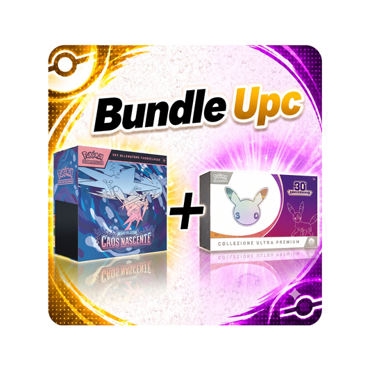 Bundle UPC - UPC Umbreon 30° anniversario + ETB Caos Nascente