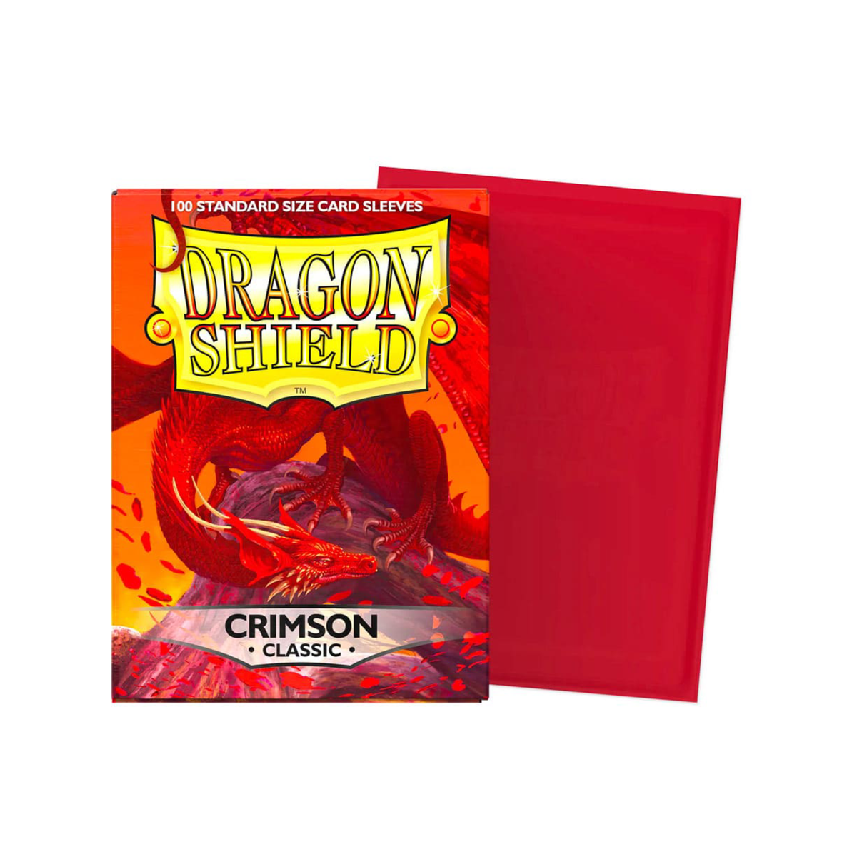 Dragon Shield – Bustine Standard Matte 100 (Crimson)