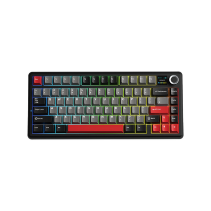AULA - Tastiera Gaming - F75 MAX Black + Red (ANSI US)