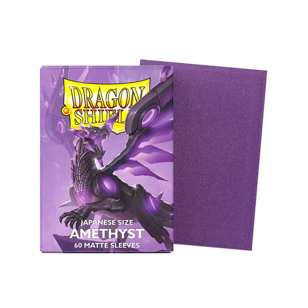 Dragon Shield – Bustine Japanese Size 60 Matte Dual Sleeves (Amethyst)
