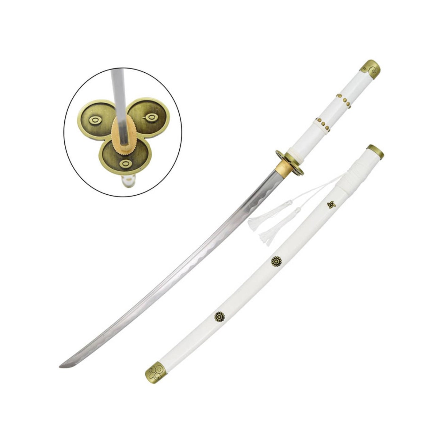 Katana Non Affilata One Piece Enma Bianca