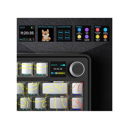 AULA - Tastiera Gaming - F75 MAX Gradient Grey Line (ANSI US)