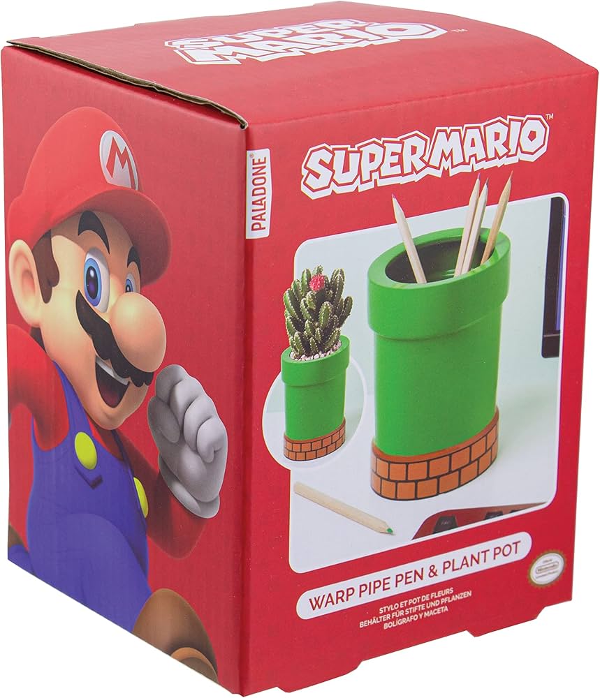 Super Mario Bros. Vasetto Portamatite - Tubo Verde
