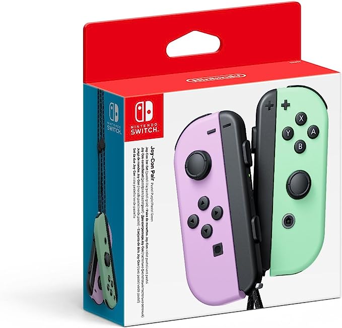 NINTENDO Set 2 Joy-Con Viola Pastello/Verde pastello