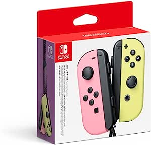 NINTENDO Set 2 Joy-Con Rosa Pastello/Giallo pastello