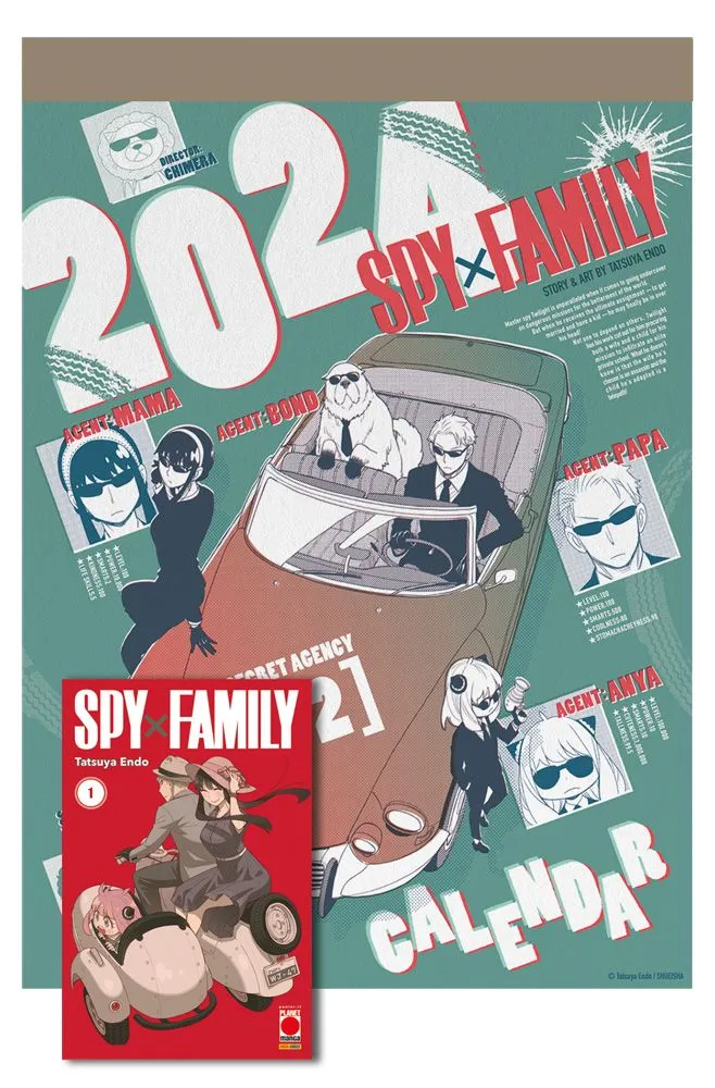 Spy x Family Calendario 2024 + Variant