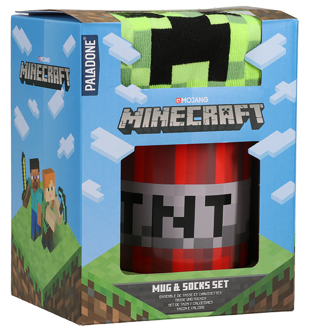 Paladone Minecraft Gift Set 2 in 1 - Tazza e Calzini