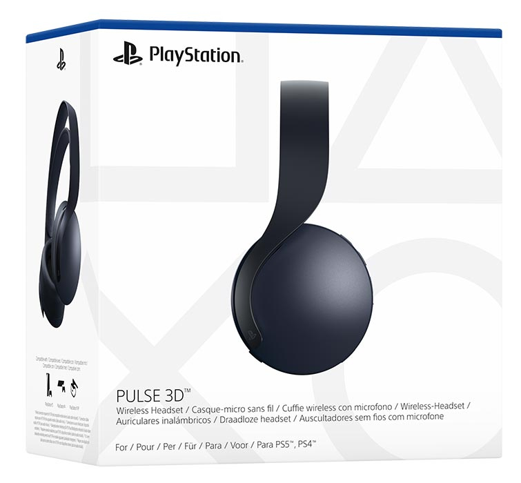 SONY Cuffie Pulse 3D Wireless + Microfono Midnight Black