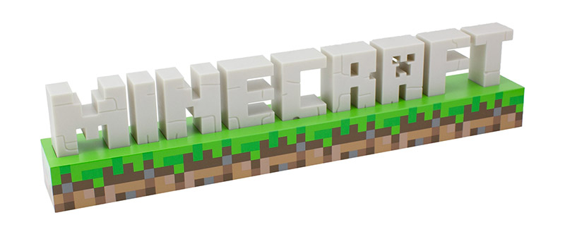 Paladone Lampada Minecraft - Logo Minecraft