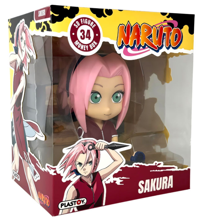 Plastoy Salvadanaio Naruto - Haruno Sakura