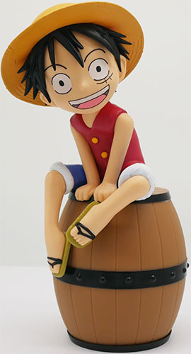 One Piece Lampada - Monkey D.Luffy su Barile