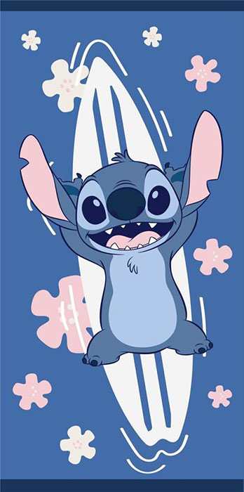 Disney - Telo Mare Poliestere Stitch Surf (70x140cm)