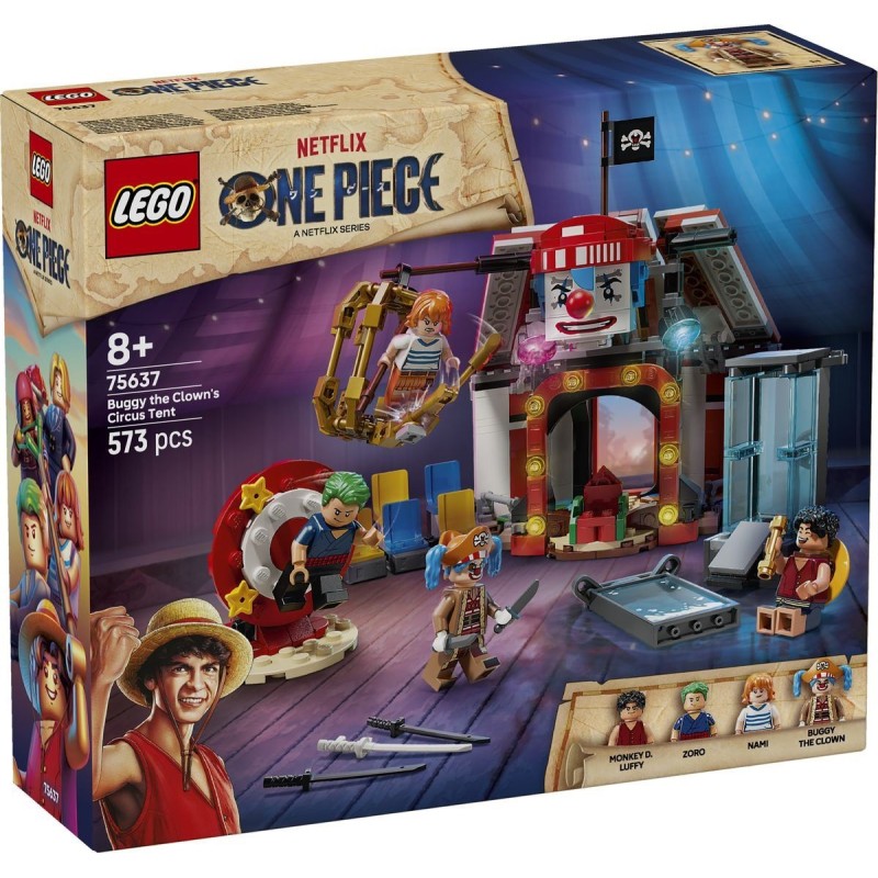 Lego One Piece - La Tenda del Circo di Buggy the Clown