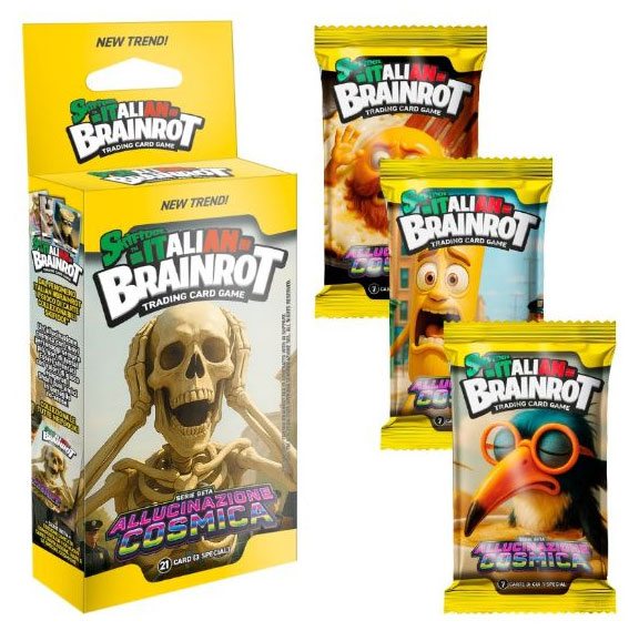 Skifidol - Italian Brainrot: Allucinazione Cosmica - Confezione 3 Buste (7 Carte)
