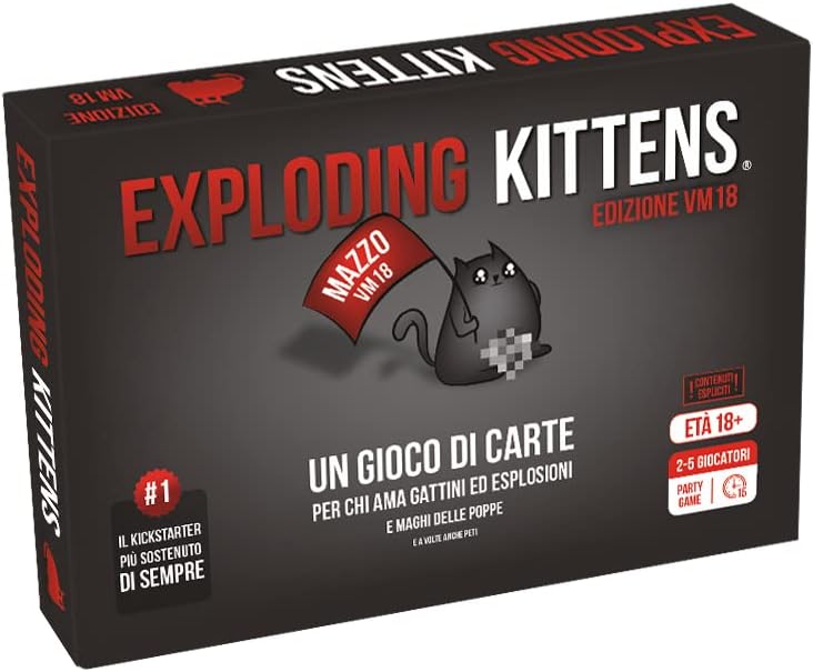 Exploding Kittens - Edizione VM 18