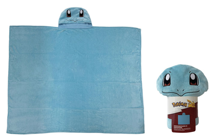 Pokemon Coperta in pile con cappuccio - Squirtle