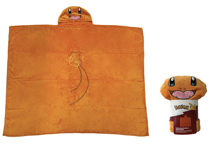 Pokemon Coperta in pile con cappuccio - Charmander