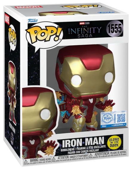 Marvel Infinity Saga 1555 - Iron Man w/Beams GLOW