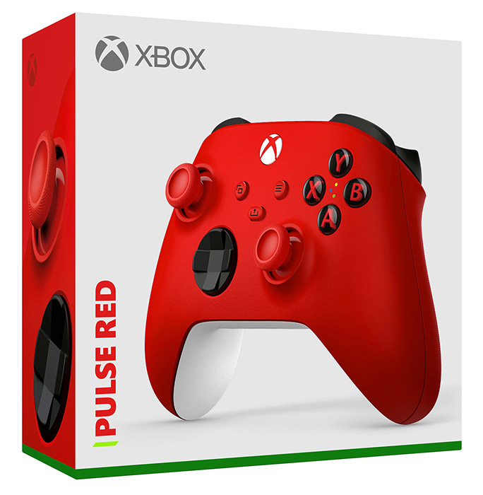 MICROSOFT Controller Wireless Xbox - Controller Wireless Pulse Red
