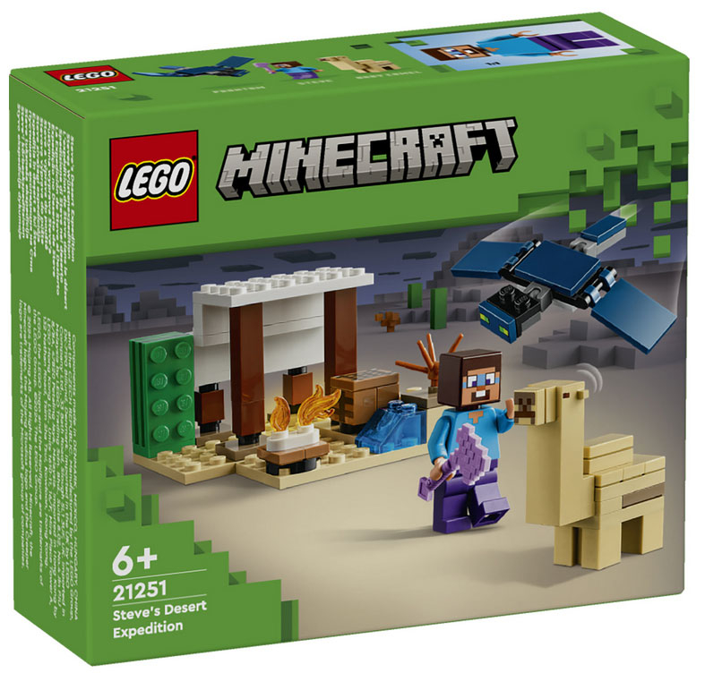 Lego Minecraft - Spedizione di Steve nel Deserto