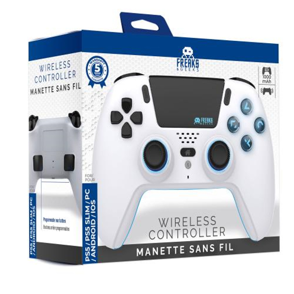 Freaks & Geeks Controller Wireless - White