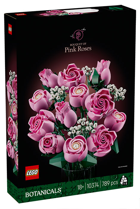 Lego Botanical - Bouquet di Rose Rosa